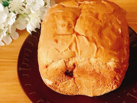 アーモンドpレーズン♪食パン♪ホームベーカリー♡